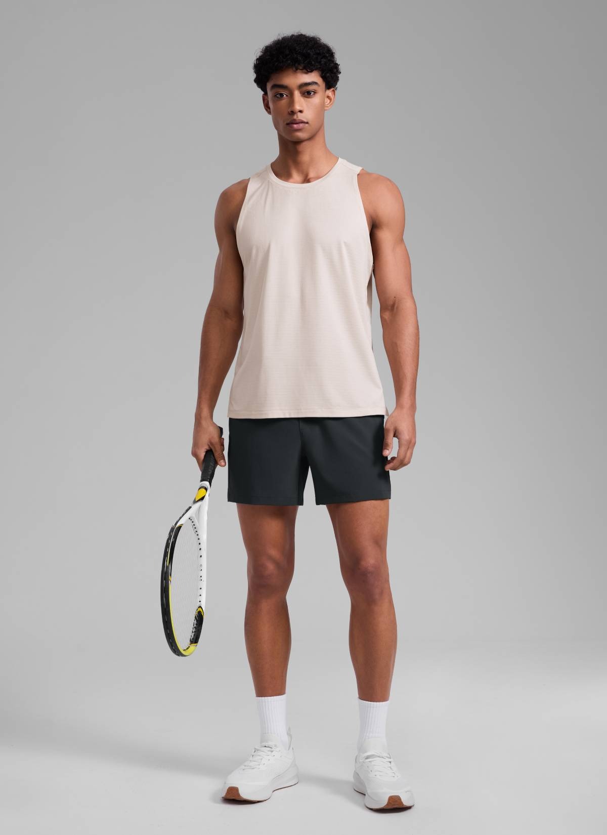 Feathery-Fit Workout Shorts 5''- Linerless