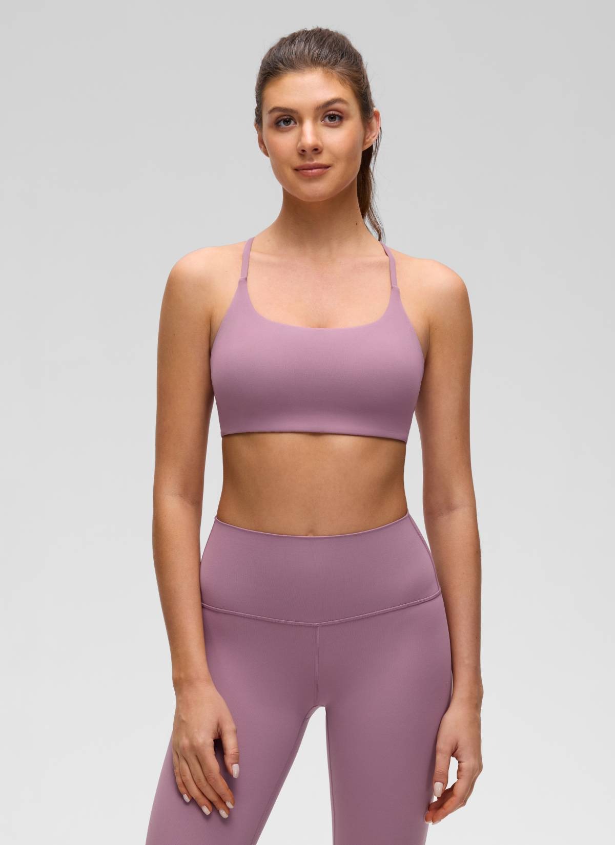 Butterluxe Twist Cross Back Sports Bra