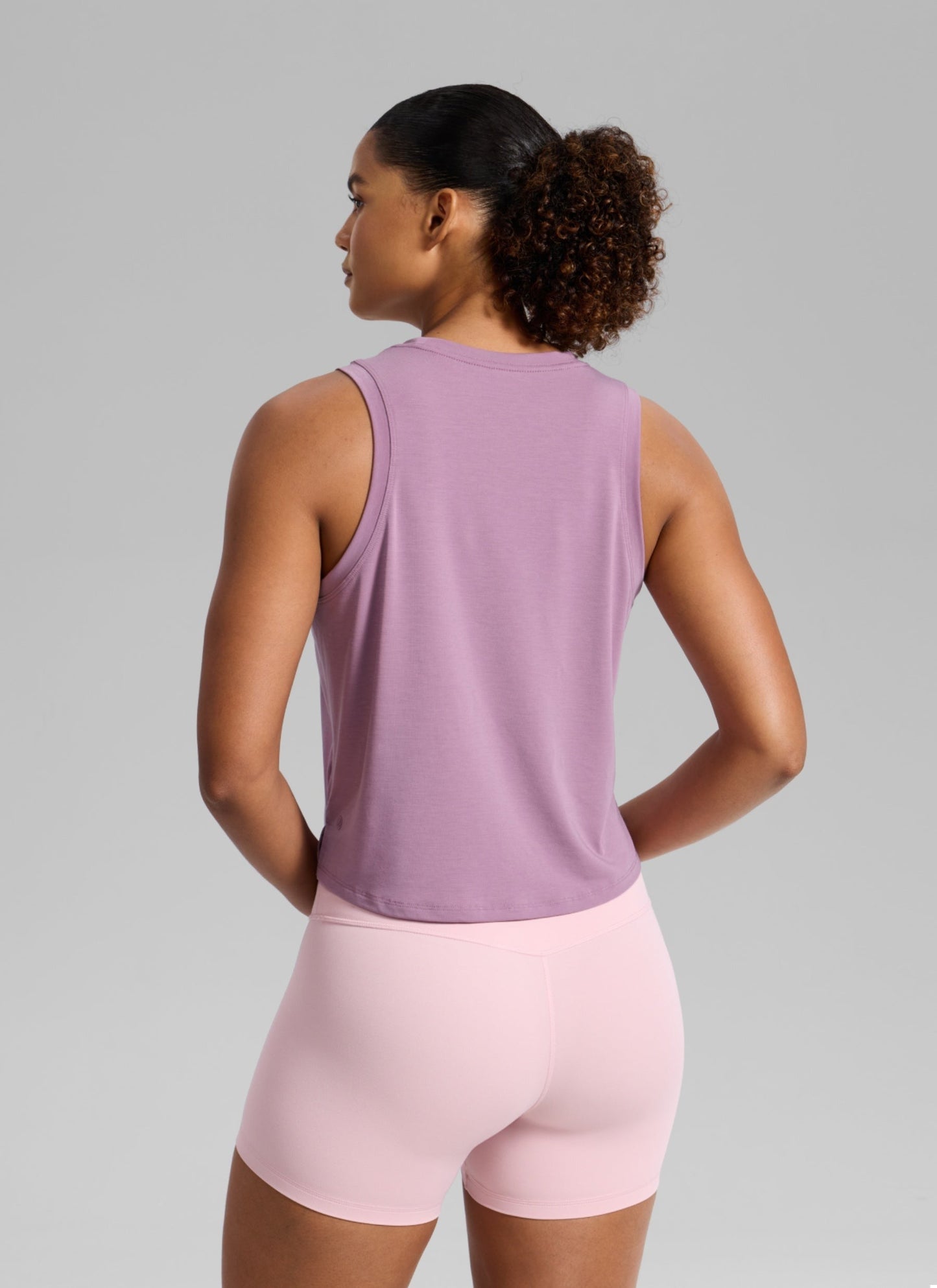 Quick Dry Crop Racerback Tank