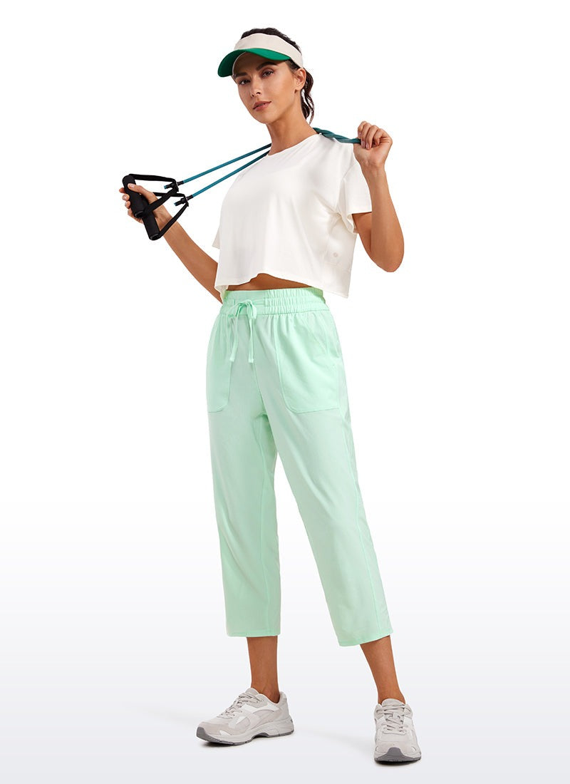 Feathery-Fit Soft Crop Pocket Pant 23''