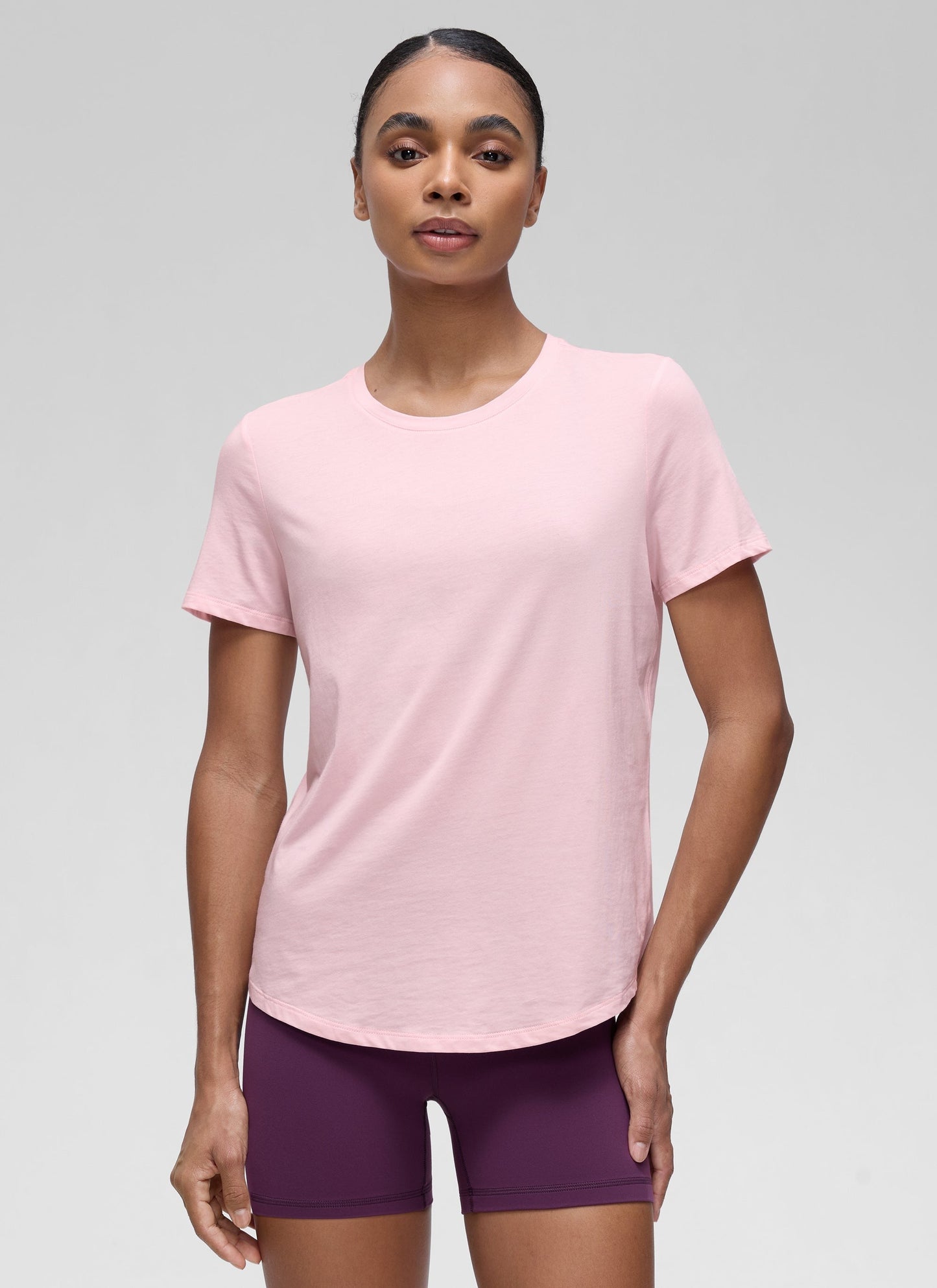 Pima Cotton Round Neck Short Sleeve