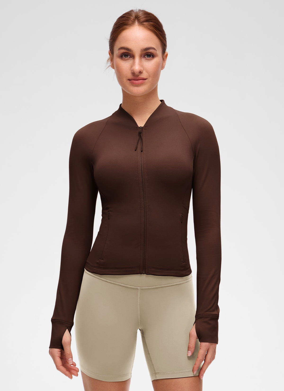Butterluxe V Neck Waist Length Jacket