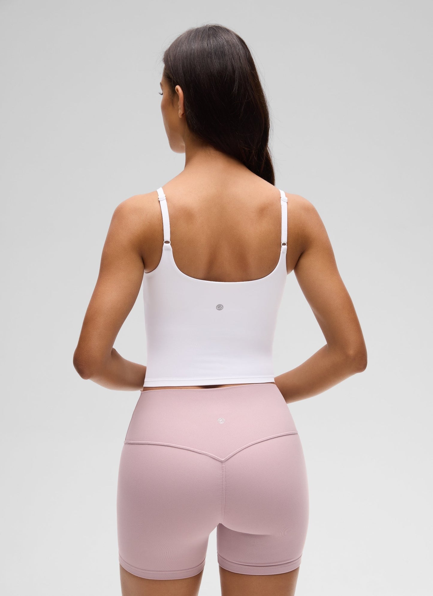 Butterluxe V Neck Ruched Built in Bra Tank