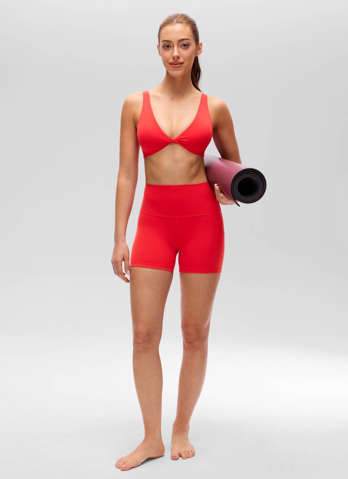 Butterluxe Twist V Neck U Back Sports Bra