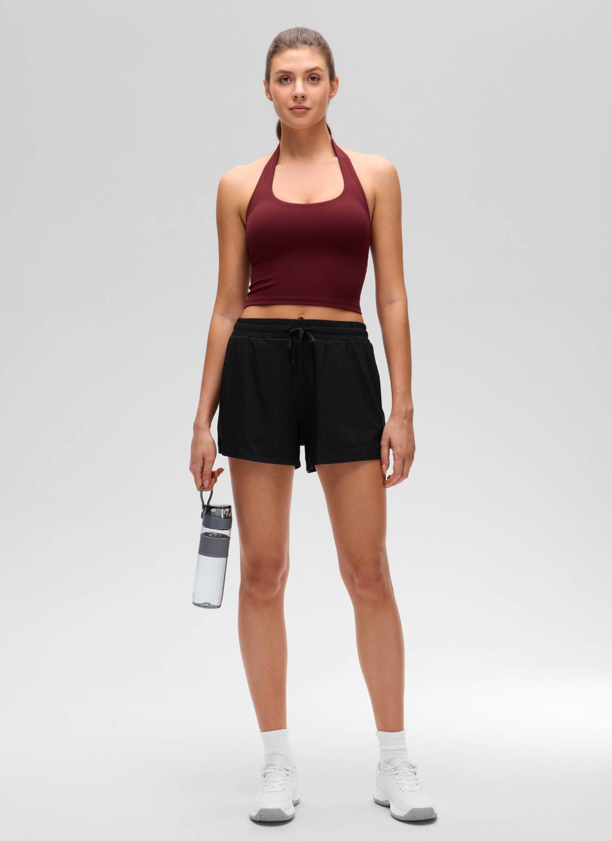 Butterluxe Built in Bra Halter Tank
