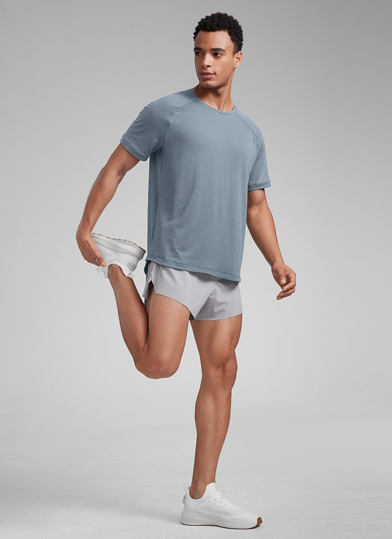 Lightweight Quick Dry Short Sleeves Crew Neck