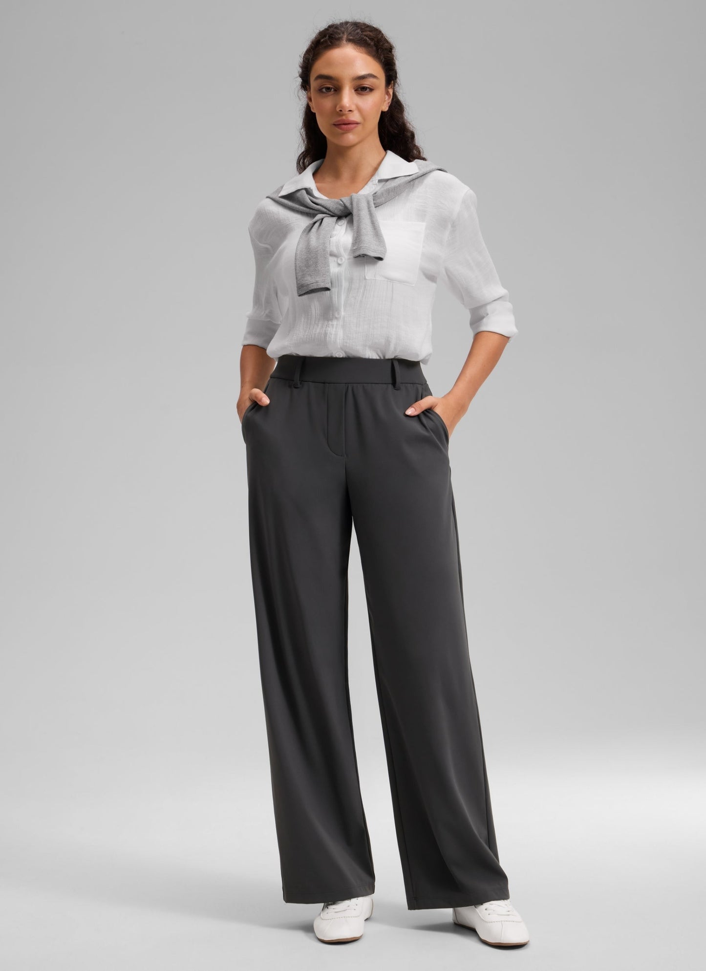 Walk the City Belt Loops Straight Leg Pant 30"