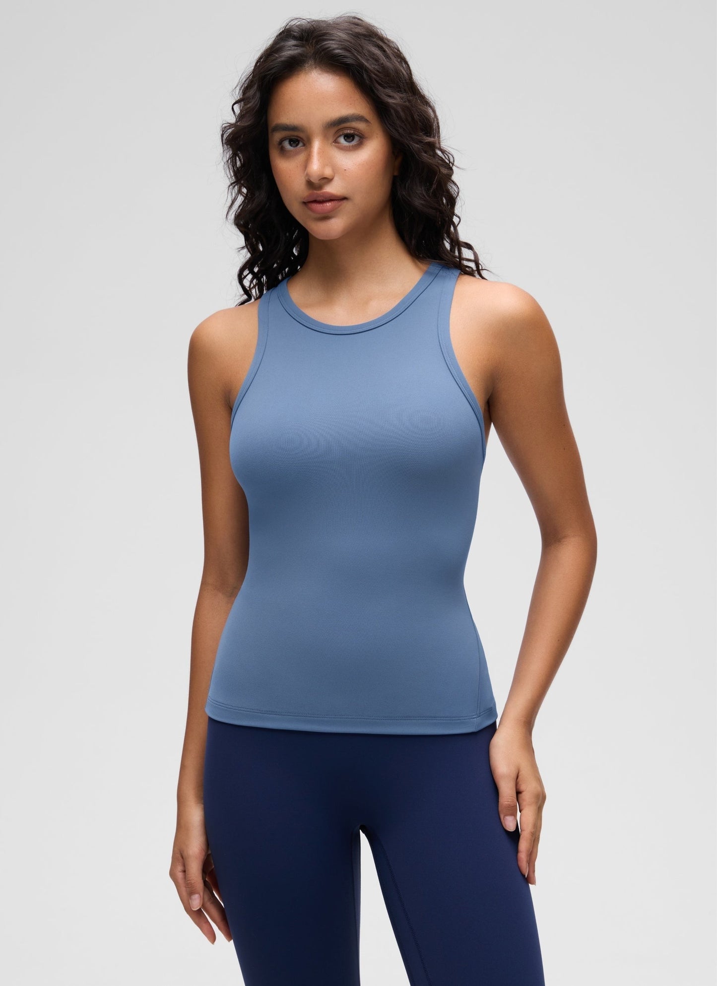 Butterluxe Waist Length Racerback Tank