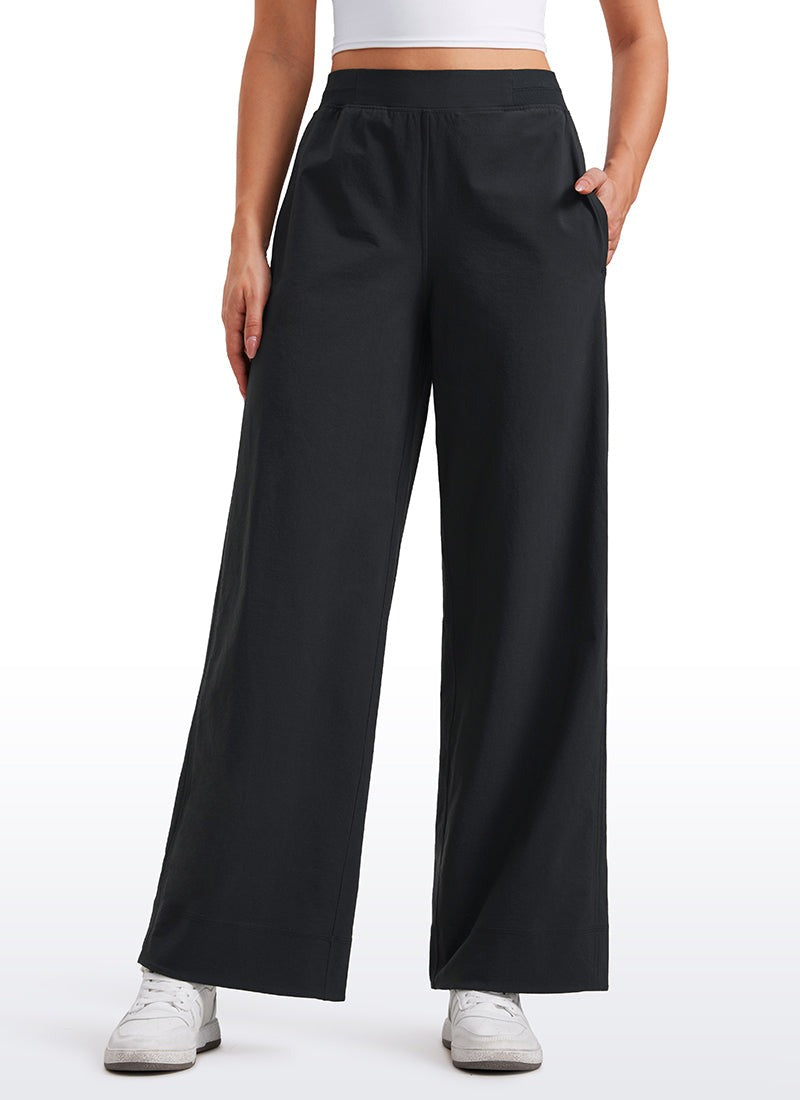 Stretch Wide Leg Casual Pant 30"