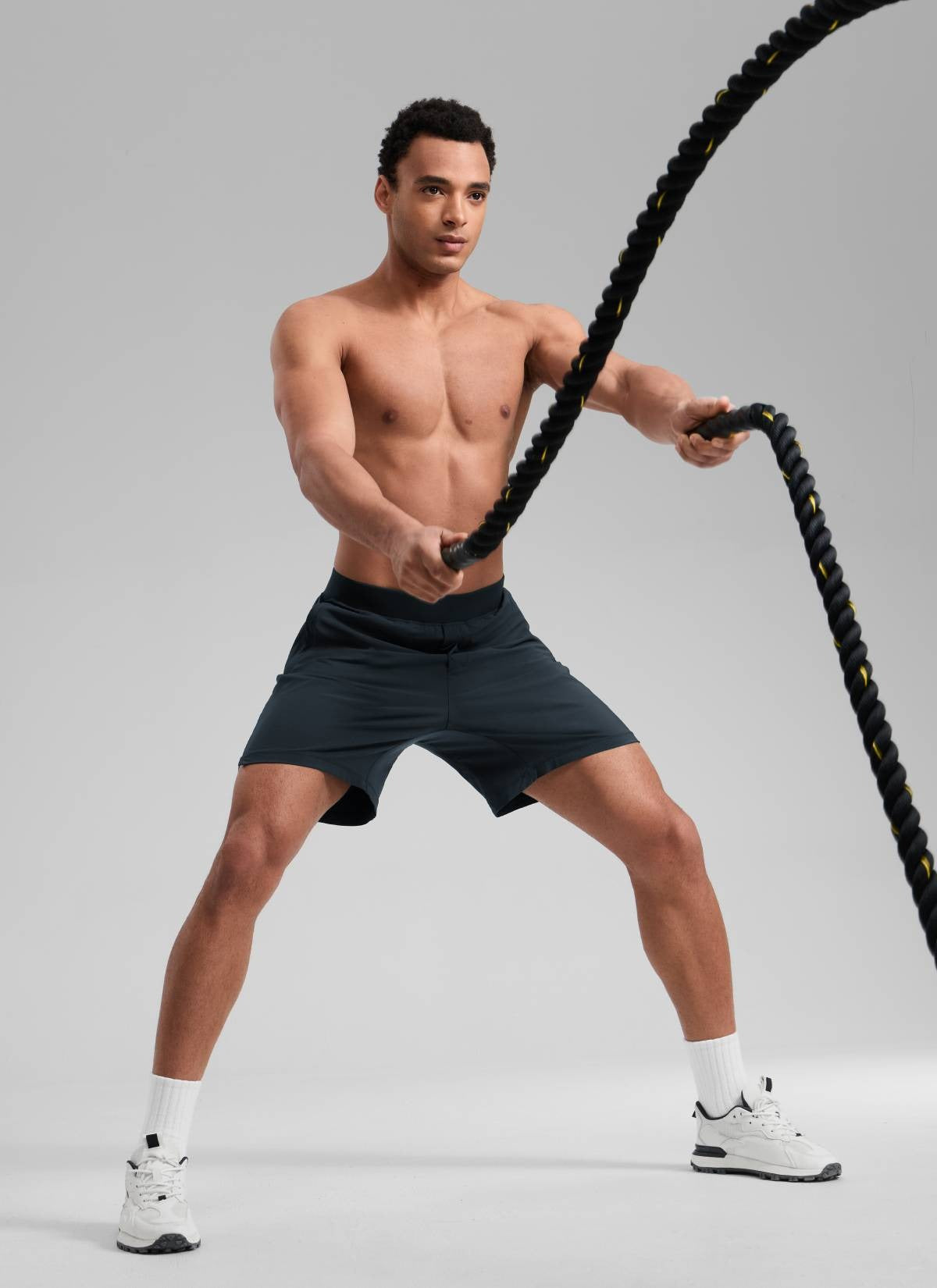 Feathery-Fit Soft Linerless Split Shorts 7"