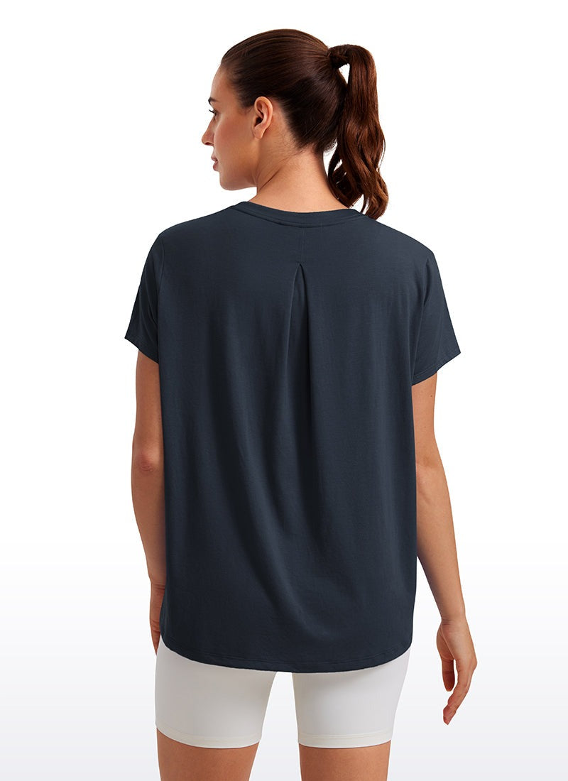 Flowy Yoga Crew Neck Short Sleeve