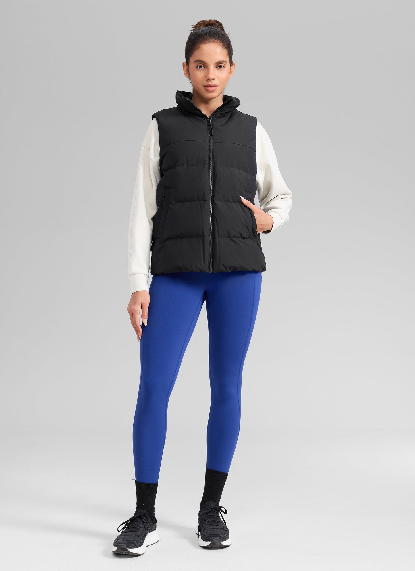 Water Resistant Fleece Lined Pocket Legging 28"
