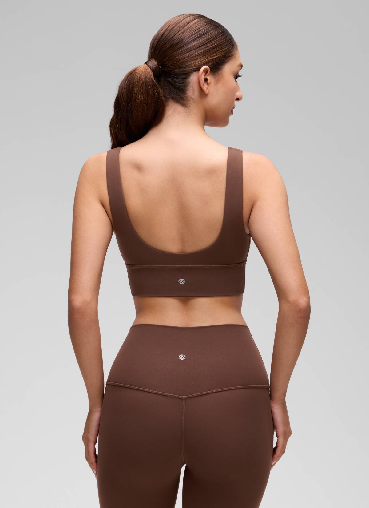Butterluxe Deep V Neck Longline Sports Bra