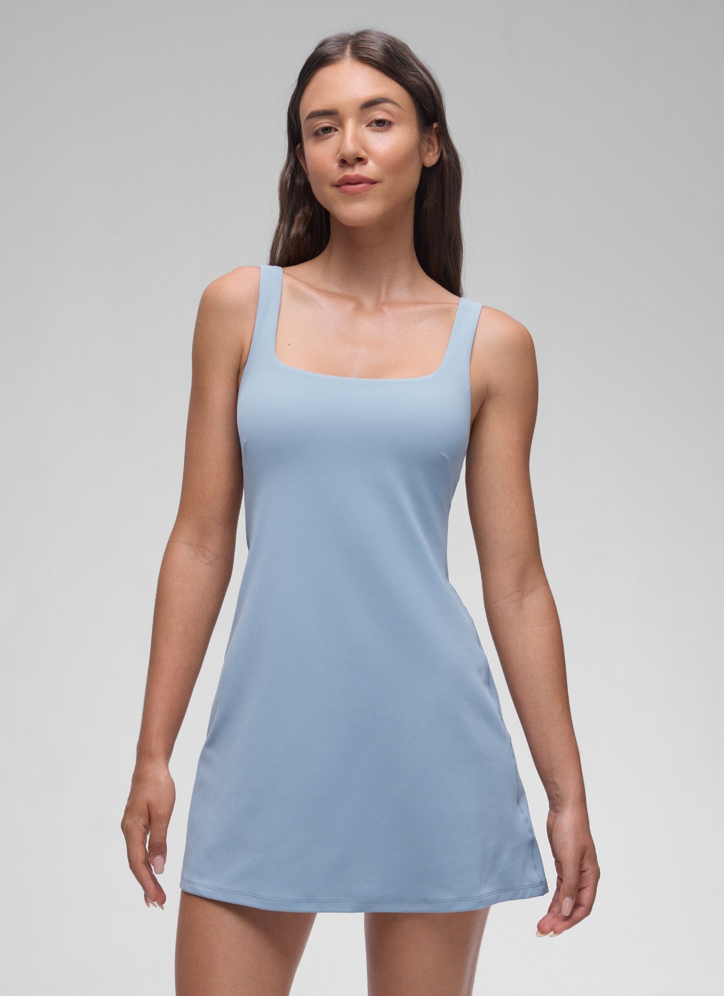 Butterluxe Square Neck Shelf Bra Dress