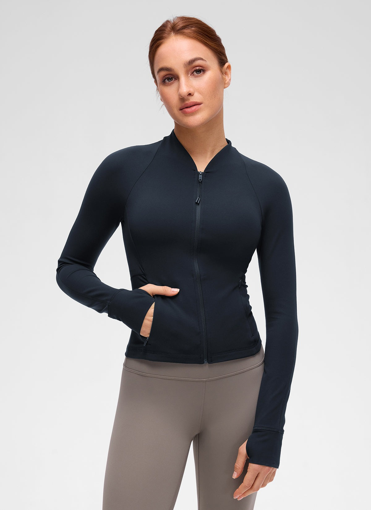 Butterluxe V Neck Waist Length Jacket