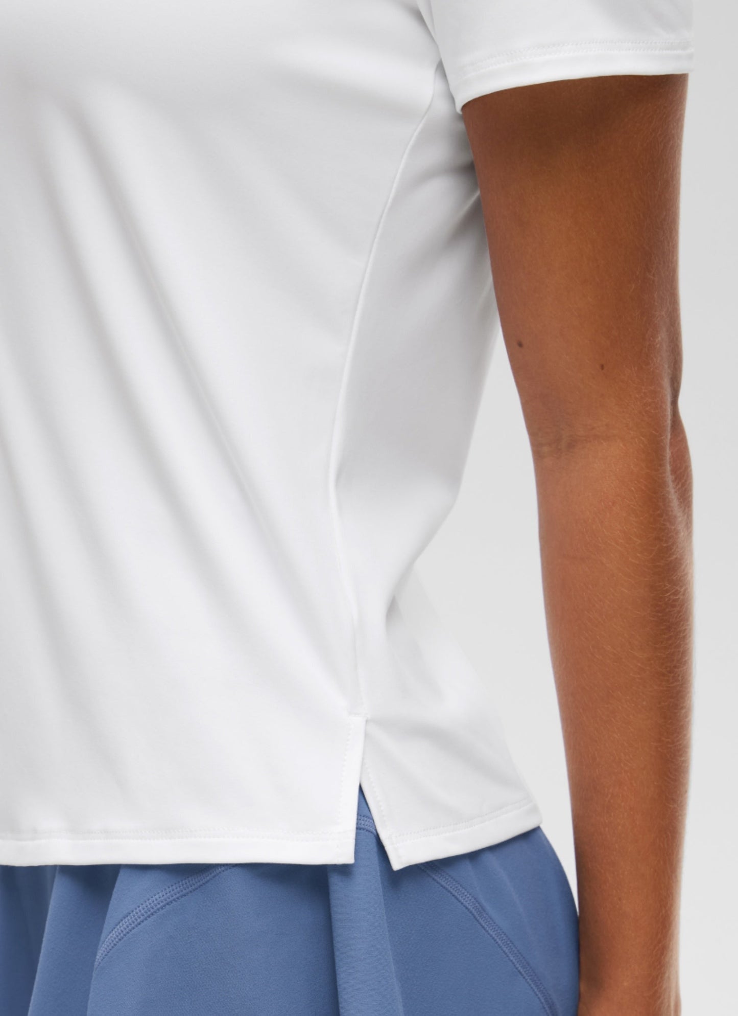 Hip Length Polo Slim Fit Short Sleeve
