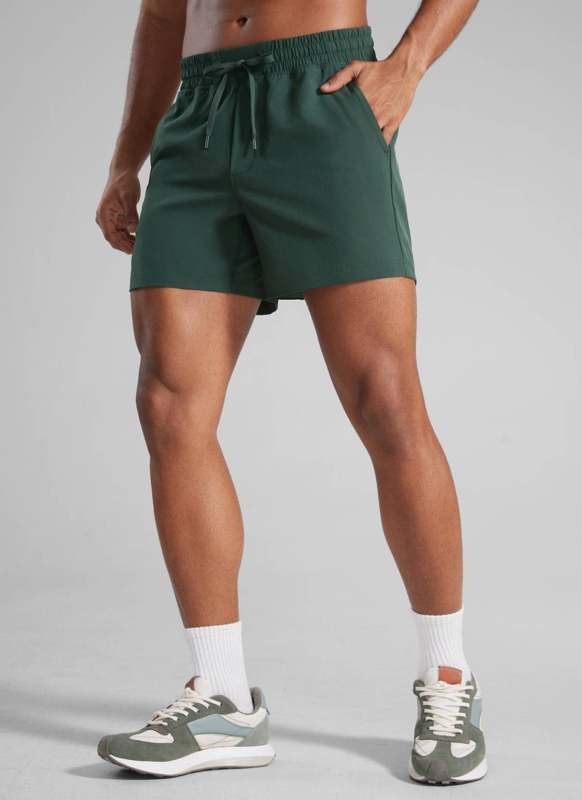 Feathery-Fit Workout Shorts 5''- Linerless