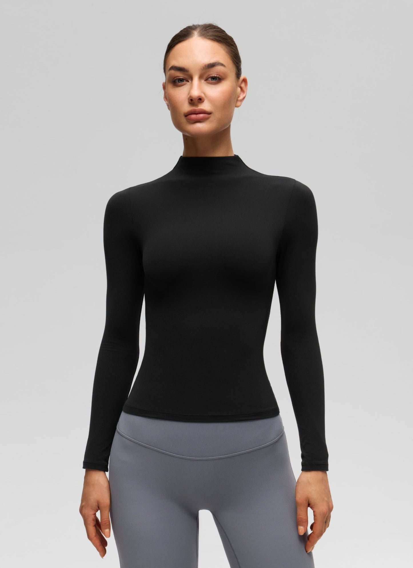 Softembrace Mock Neck Long Sleeve
