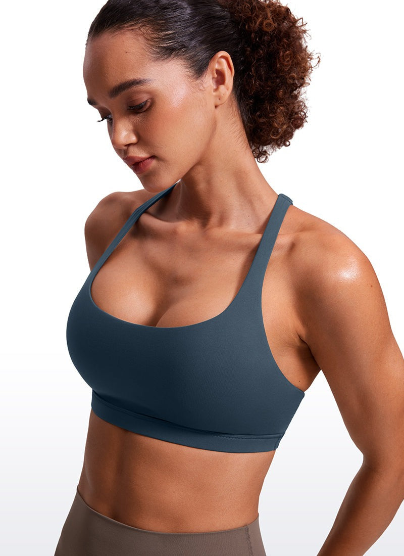 Nakedfeel Low Cut Strappy Bra (8 Straps)
