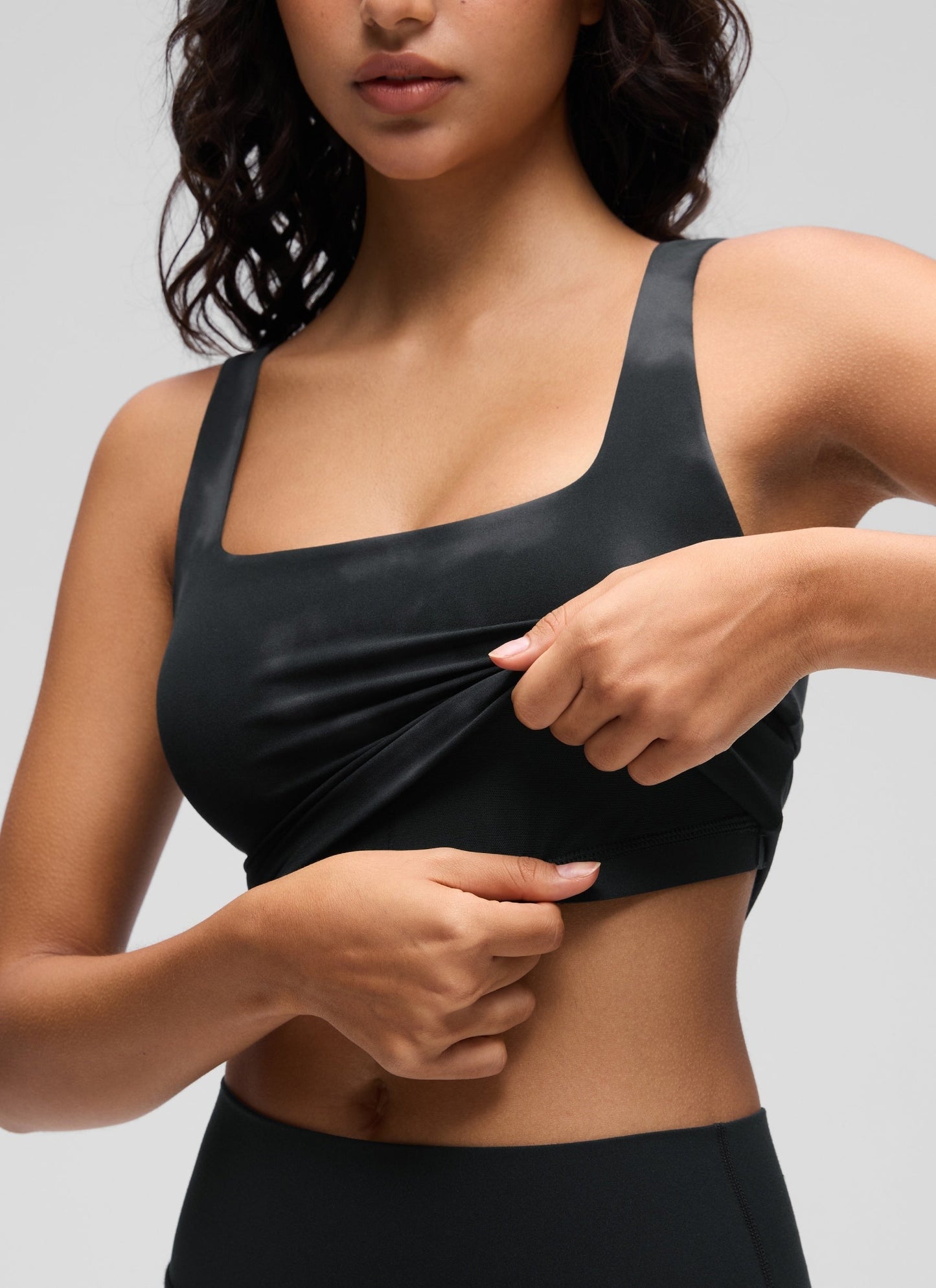 Butterluxe Square Neck Built in Bra Tank