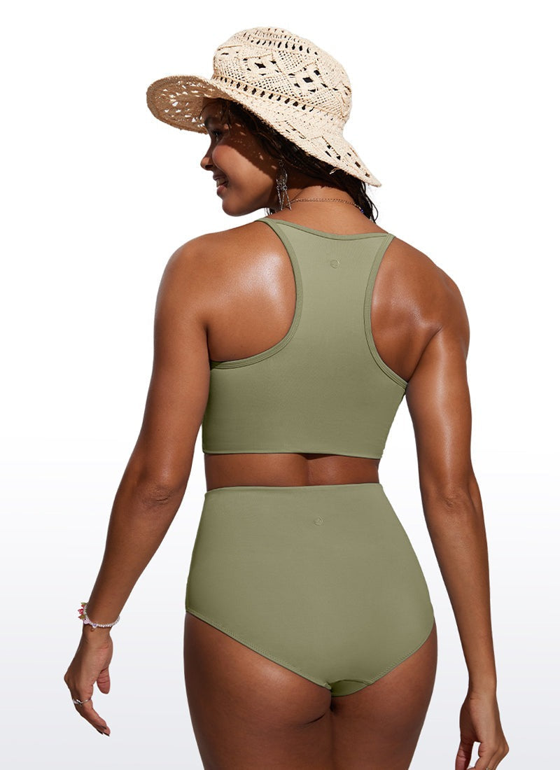 Sunshine High Neck Bikini Top
