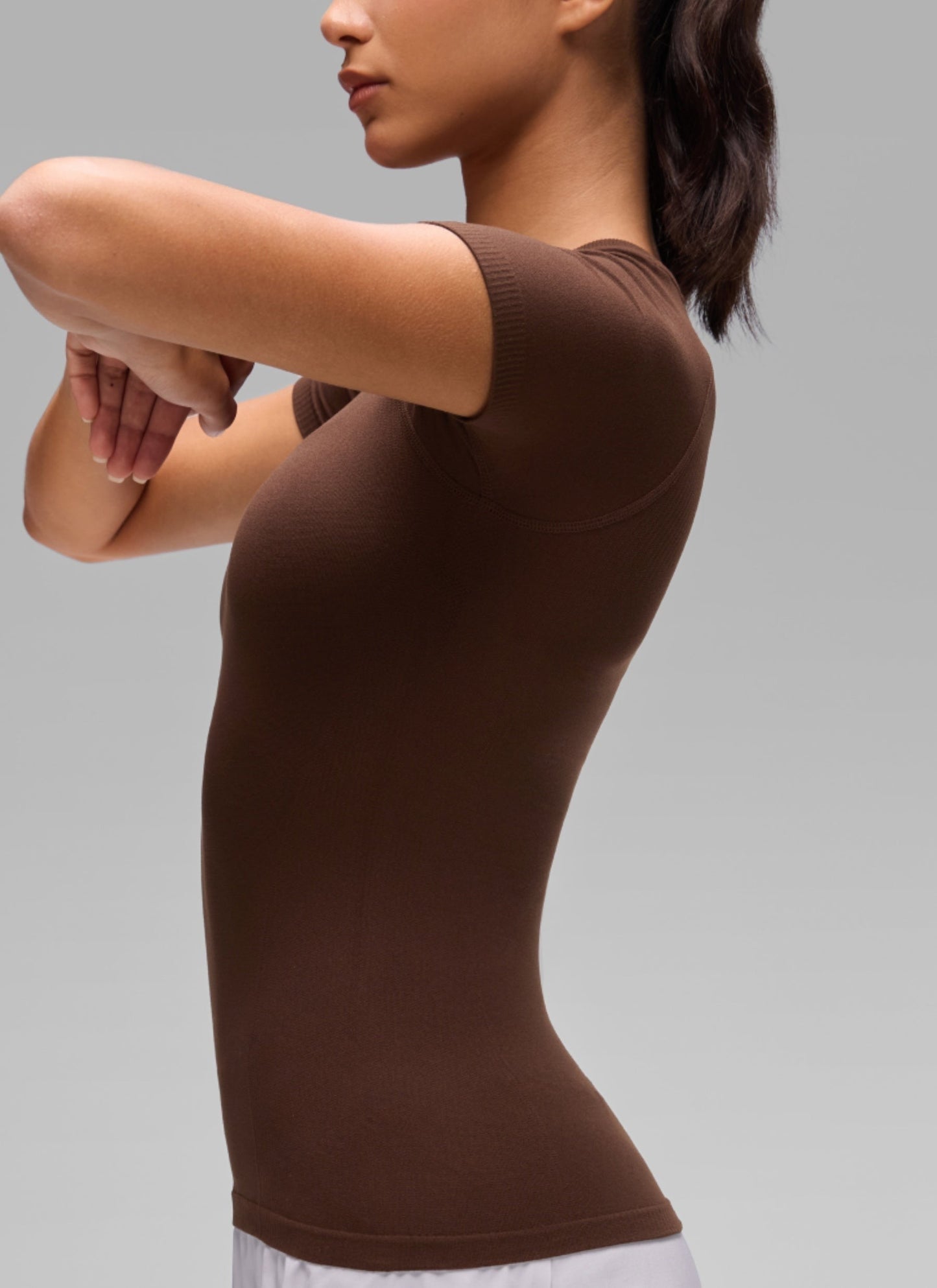 Seamless Crewneck Workout Short Sleeve