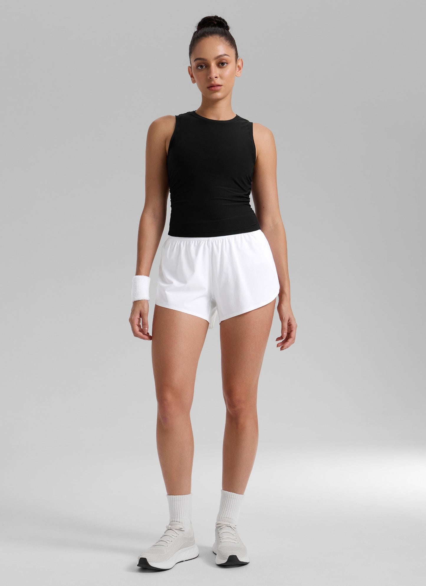 SOLBRACE Soft Lined Mid Rise Shorts 4"