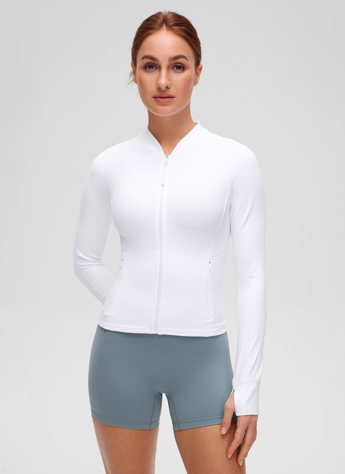 Butterluxe V Neck Waist Length Jacket
