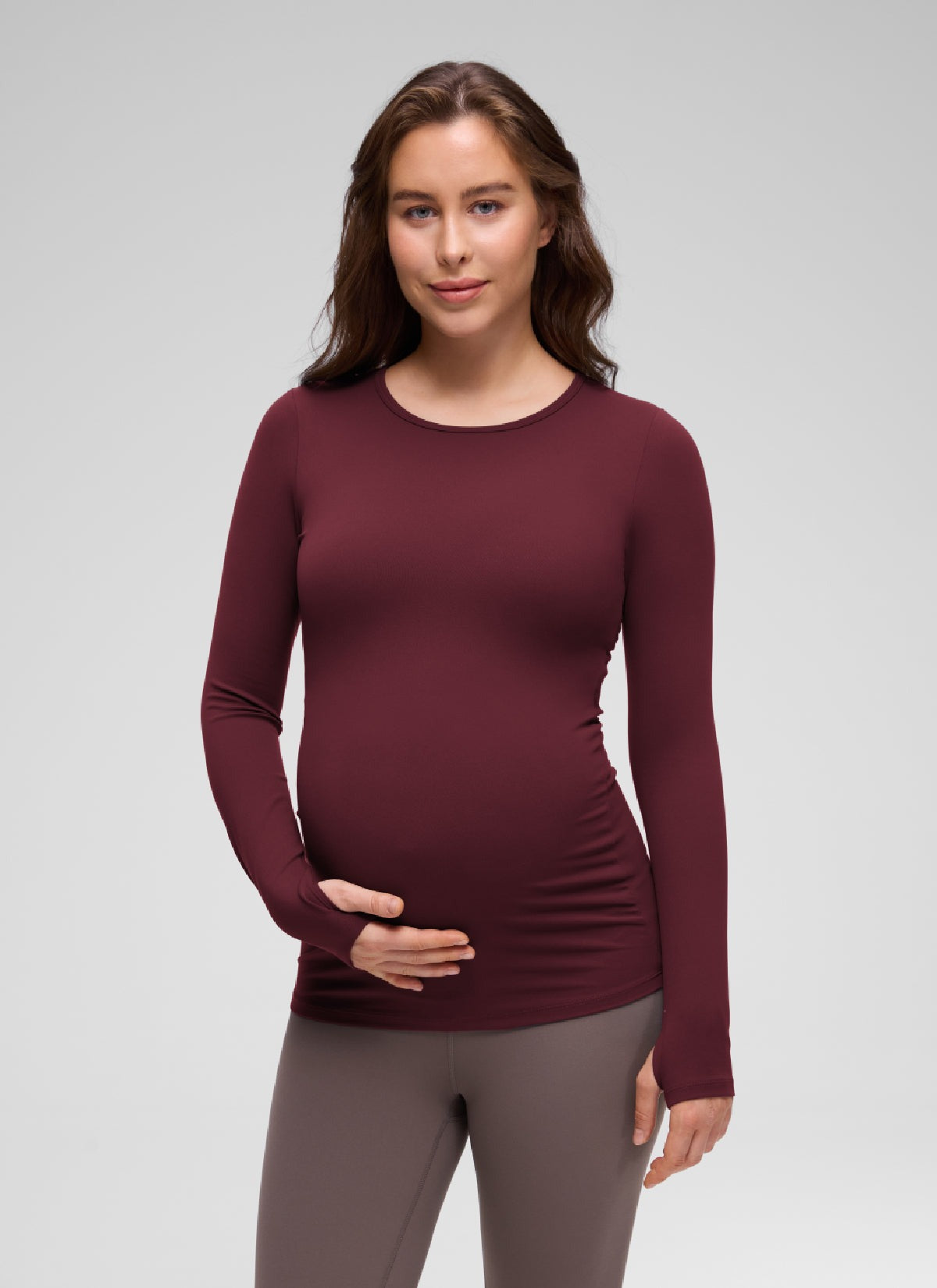 Butterluxe Maternity Crewneck Long Sleeve