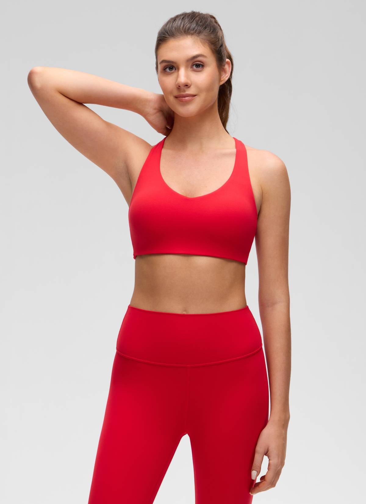 Butterluxe V Neck Strappy Sports Bra