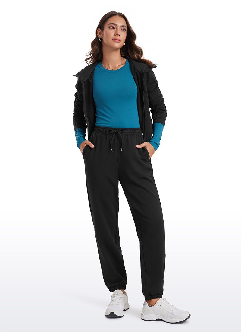 Cotton Fleece Pocket Sweatpant 28"
