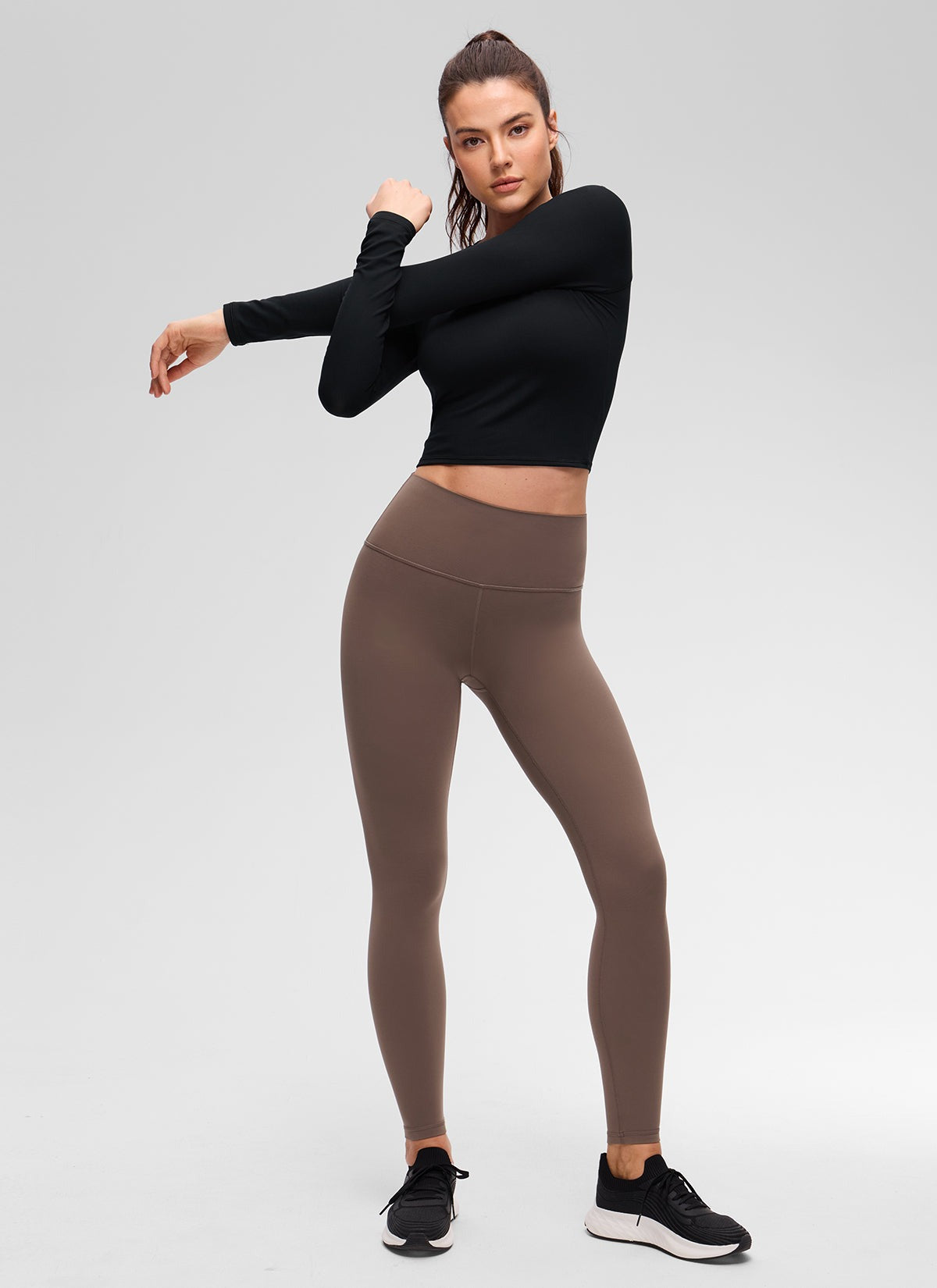 Brushed Feeling Crew Neck Raglan Long Sleeve