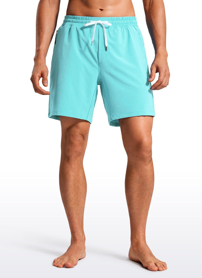 Feathery-Fit Pocket Swim Trunk 7''
