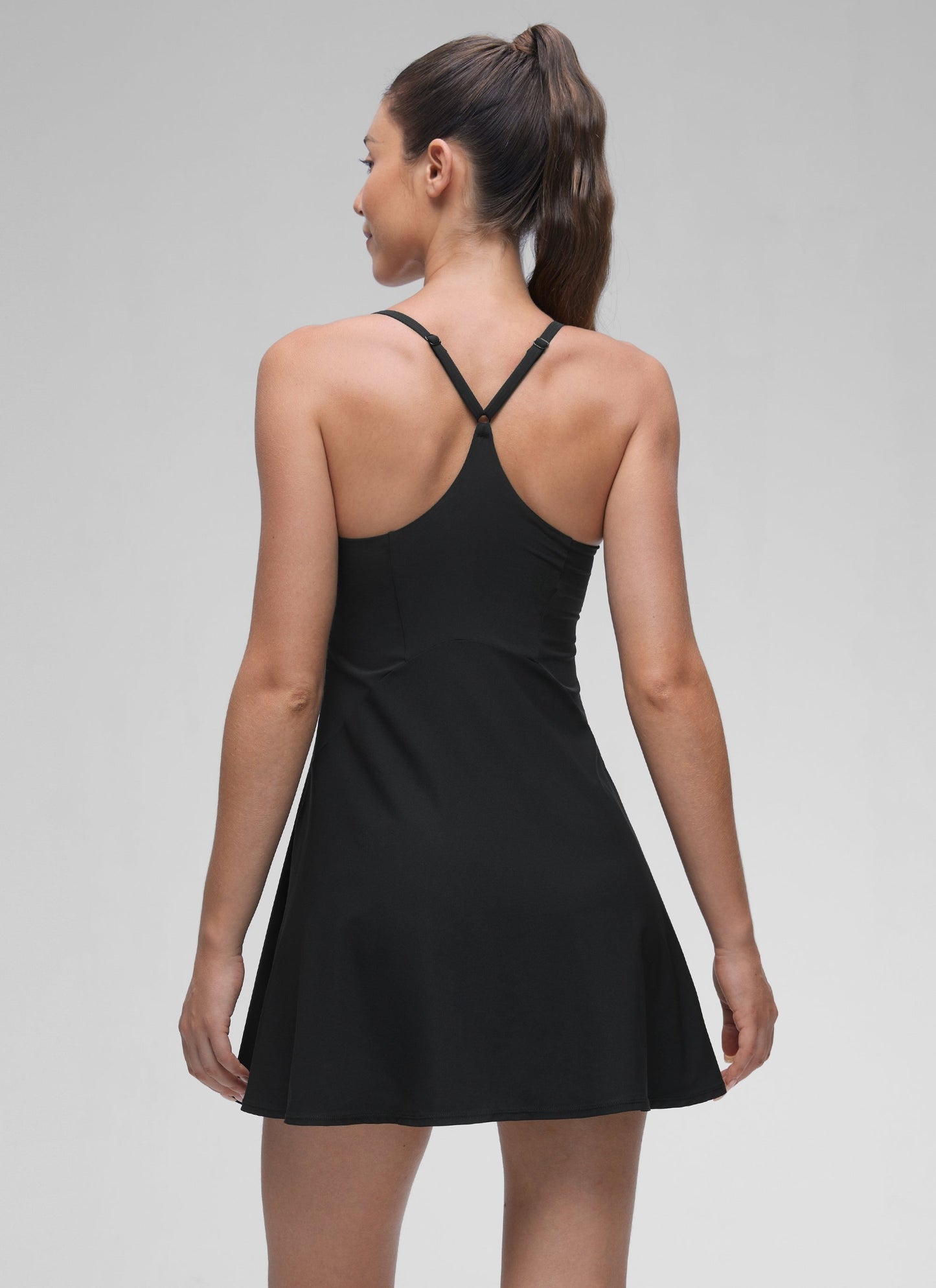 Feathery-Fit Drapey Built in Bra Liner Dress