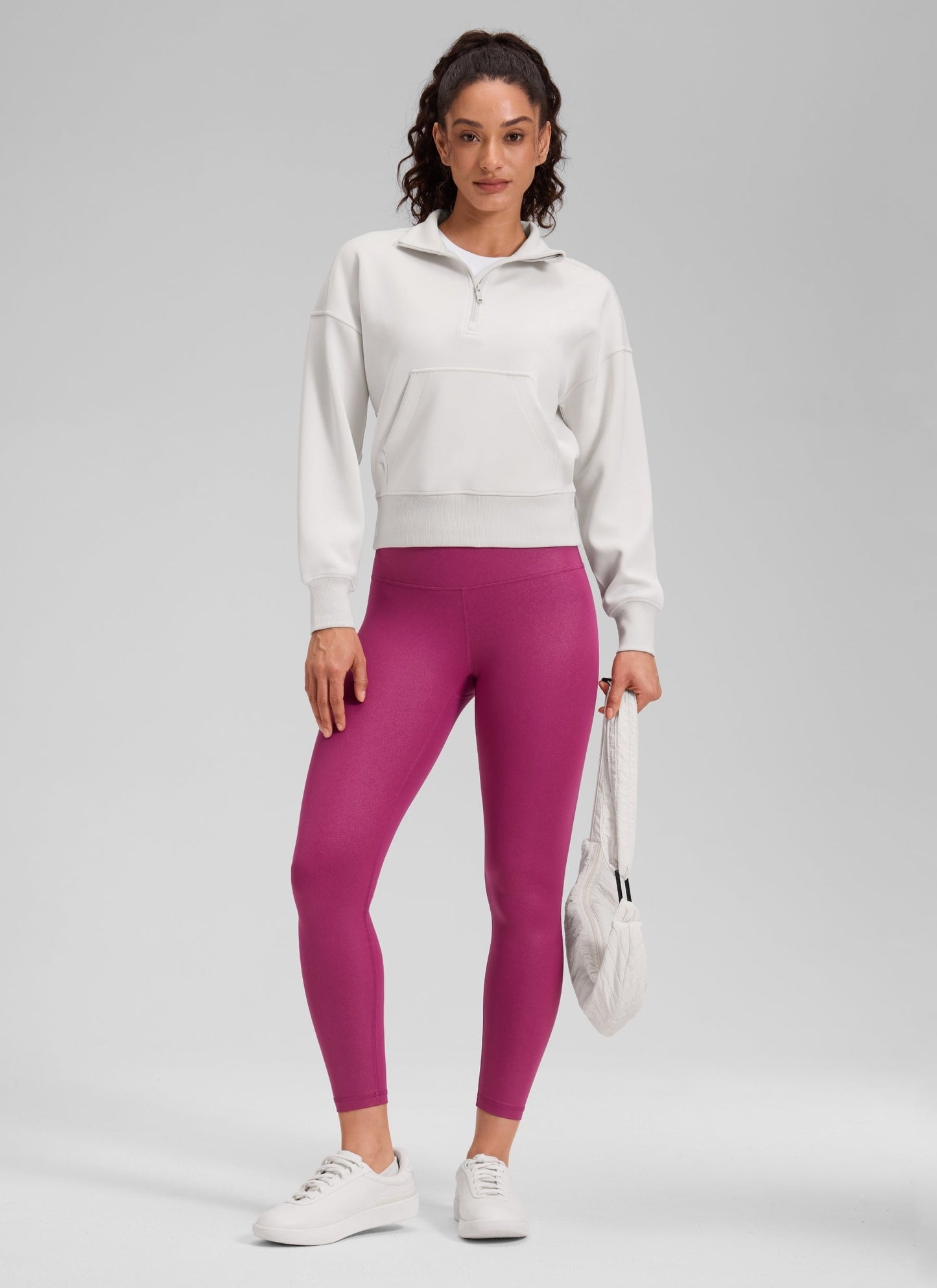 Matte Faux Leather Legging 25''