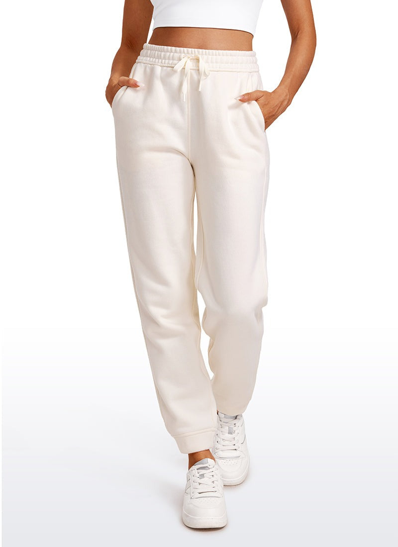 Fleece Lined High Rise Sweatpant 28''
