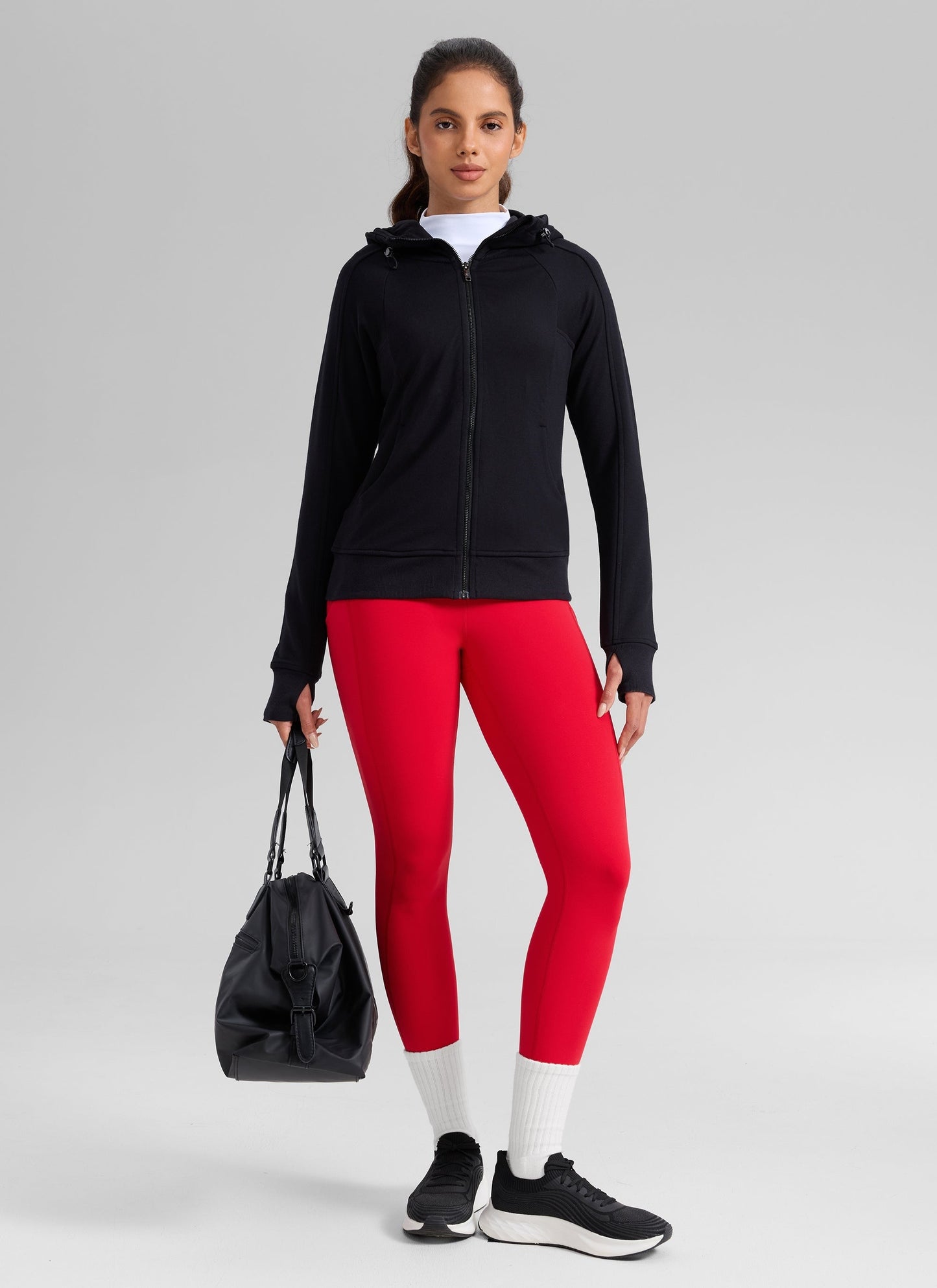 Water Resistant Fleece Lined Pocket Legging 28"