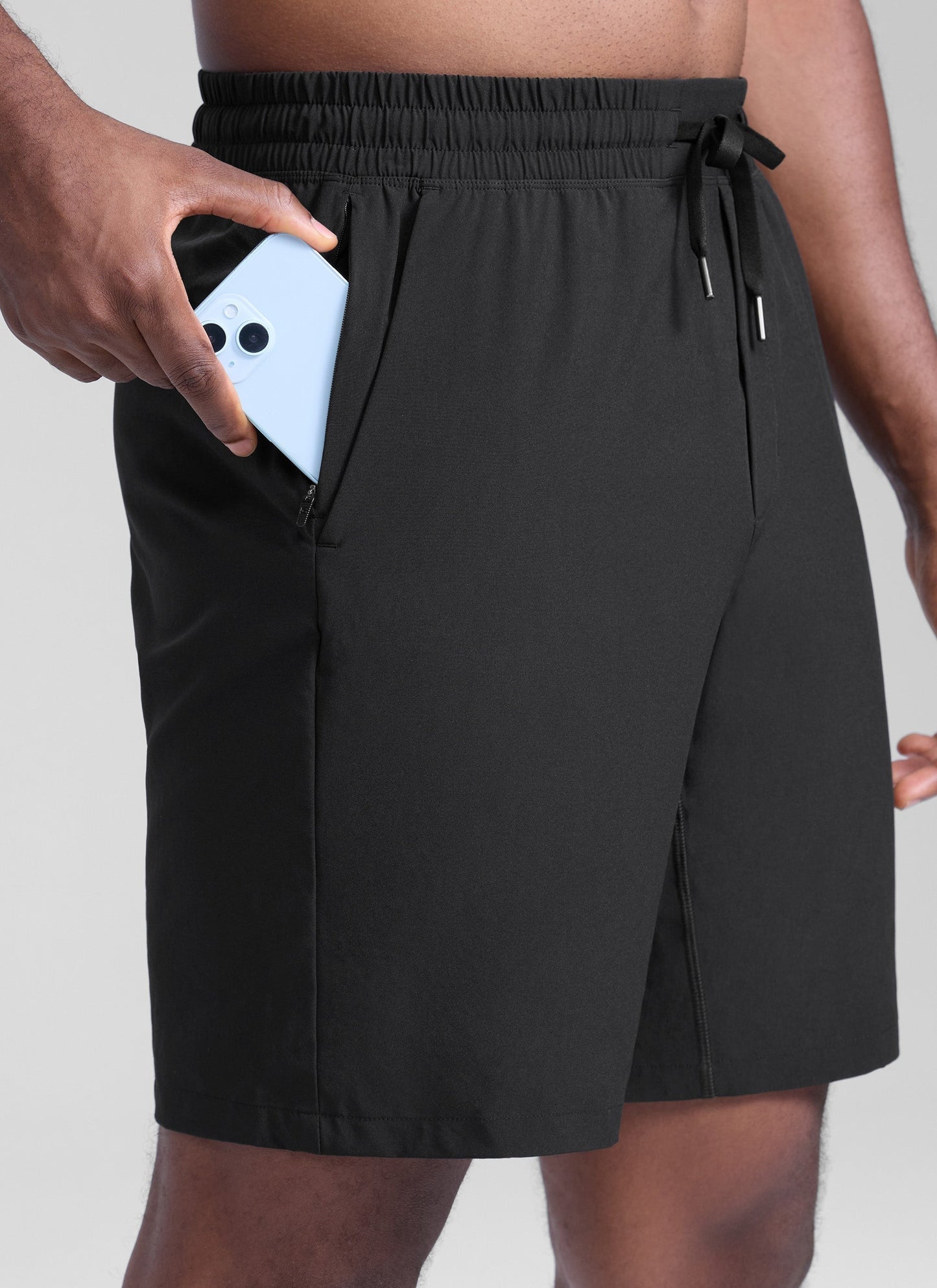 Feathery-Fit Linerless Athletic Shorts 9''
