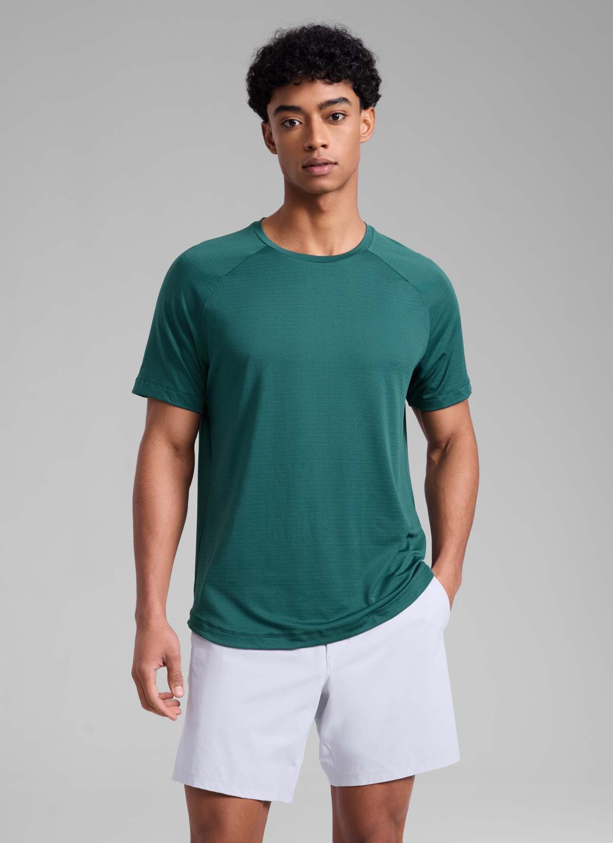 Lightweight Quick Dry Short Sleeves Crew Neck