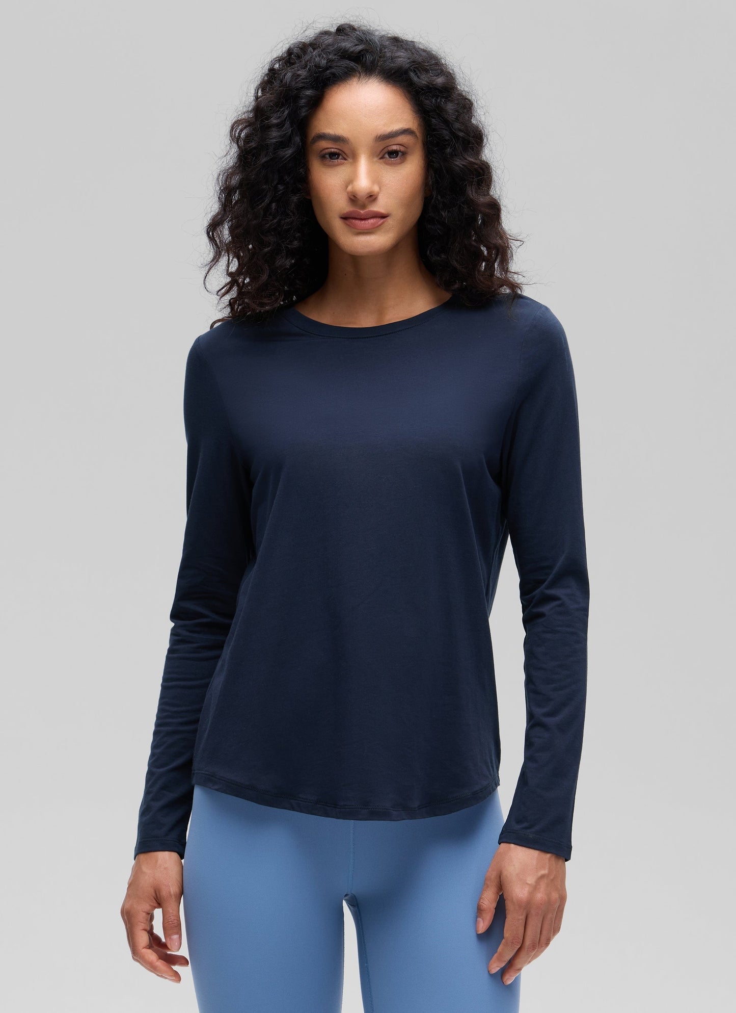 Pima Cotton Workout Long Sleeve