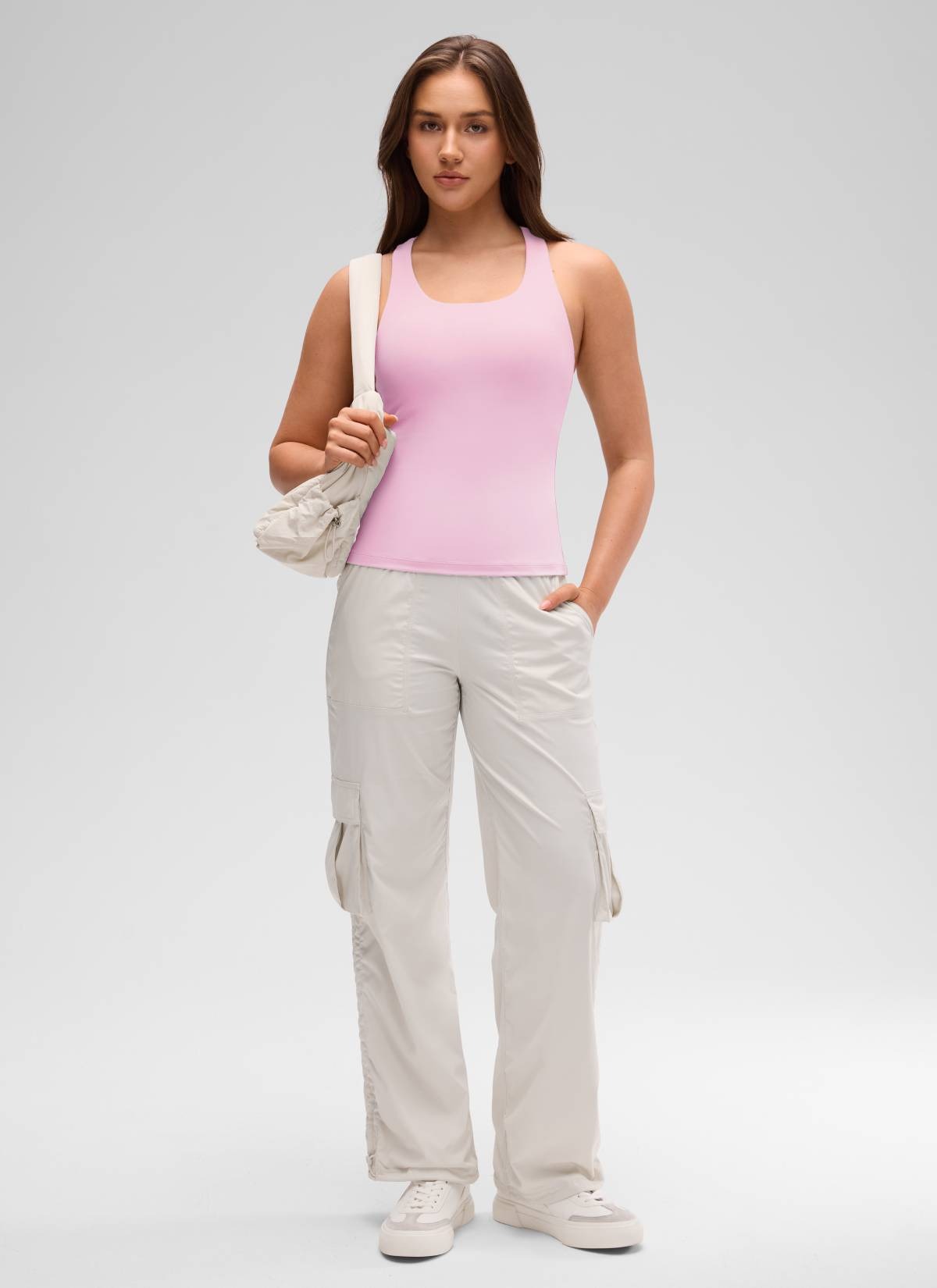 Butterluxe Waist Length Built in Bra Tank