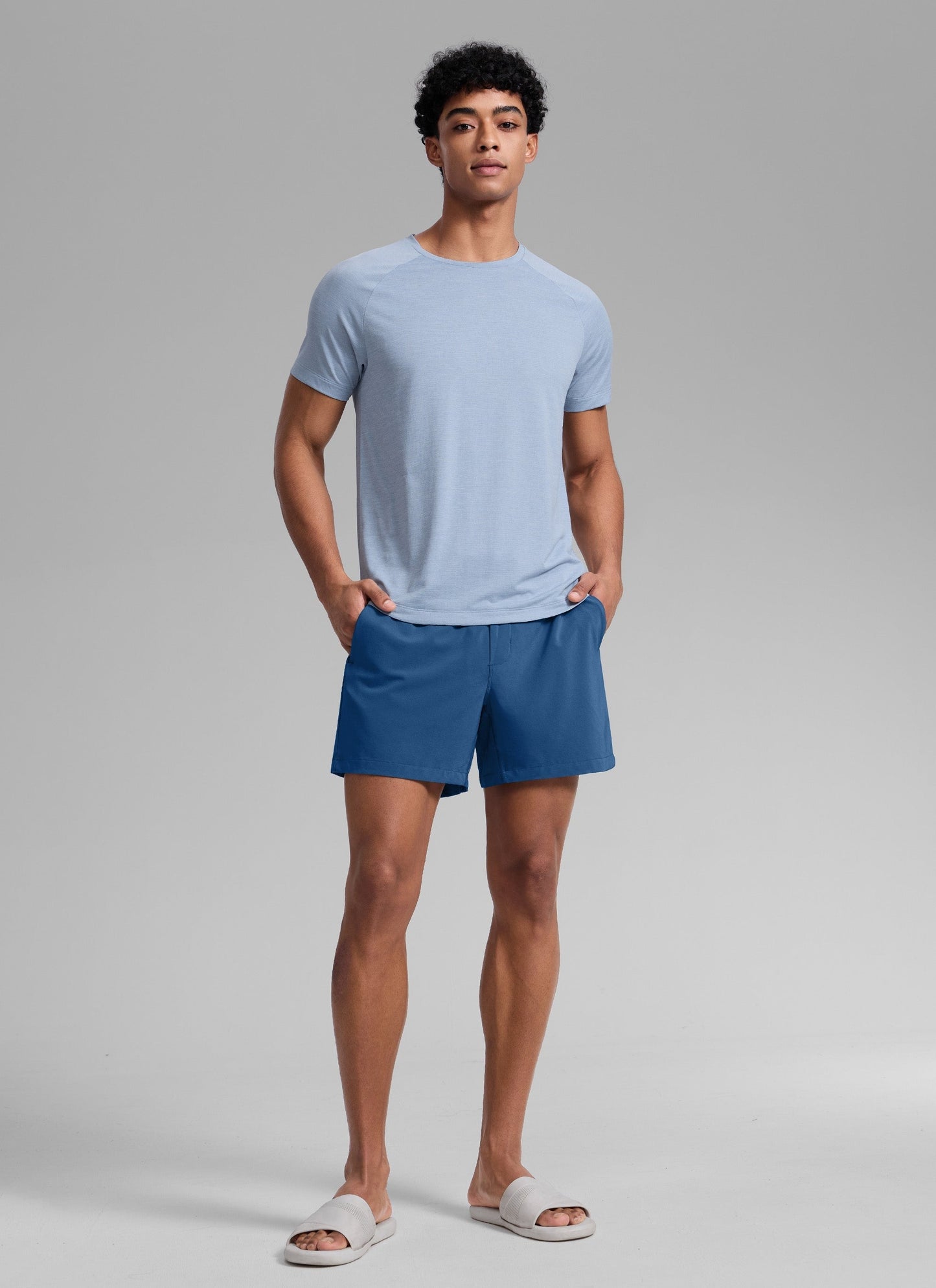 Feathery-Fit Pocket Swim Trunk 5''
