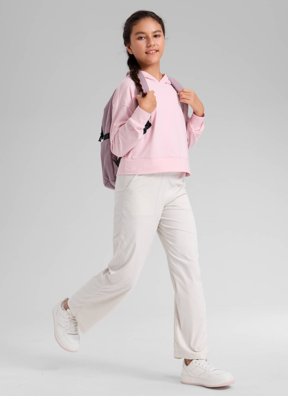 Girls Lightweight Straight Leg Pocket Pant