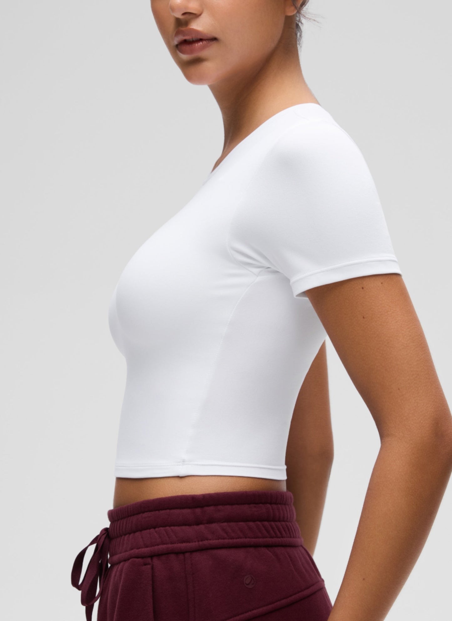 Softembrace Crewneck Cropped Short Sleeve