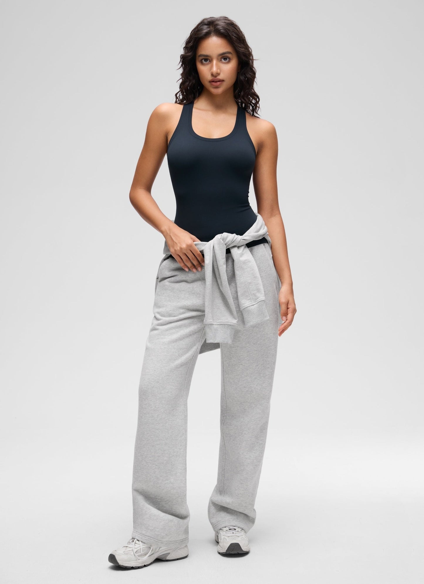 Butterluxe Racerback Waist Length Tank
