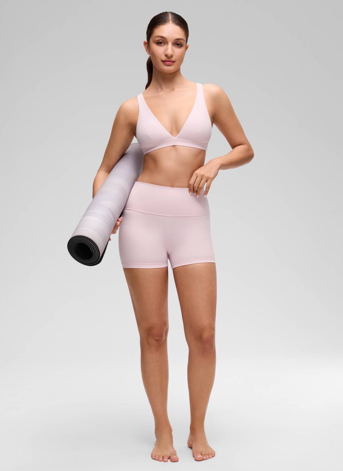 Butterluxe Soft Double Lined V Neck Sports Bra