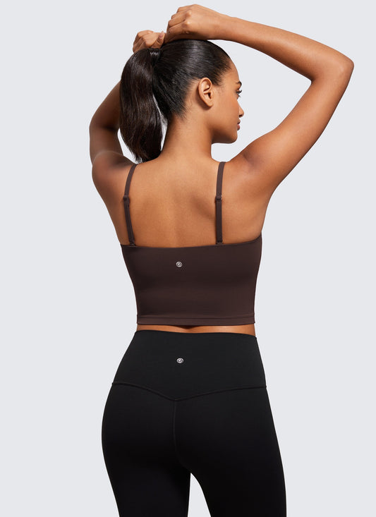 Butterluxe Built in Bra Adjustable Strap Tank