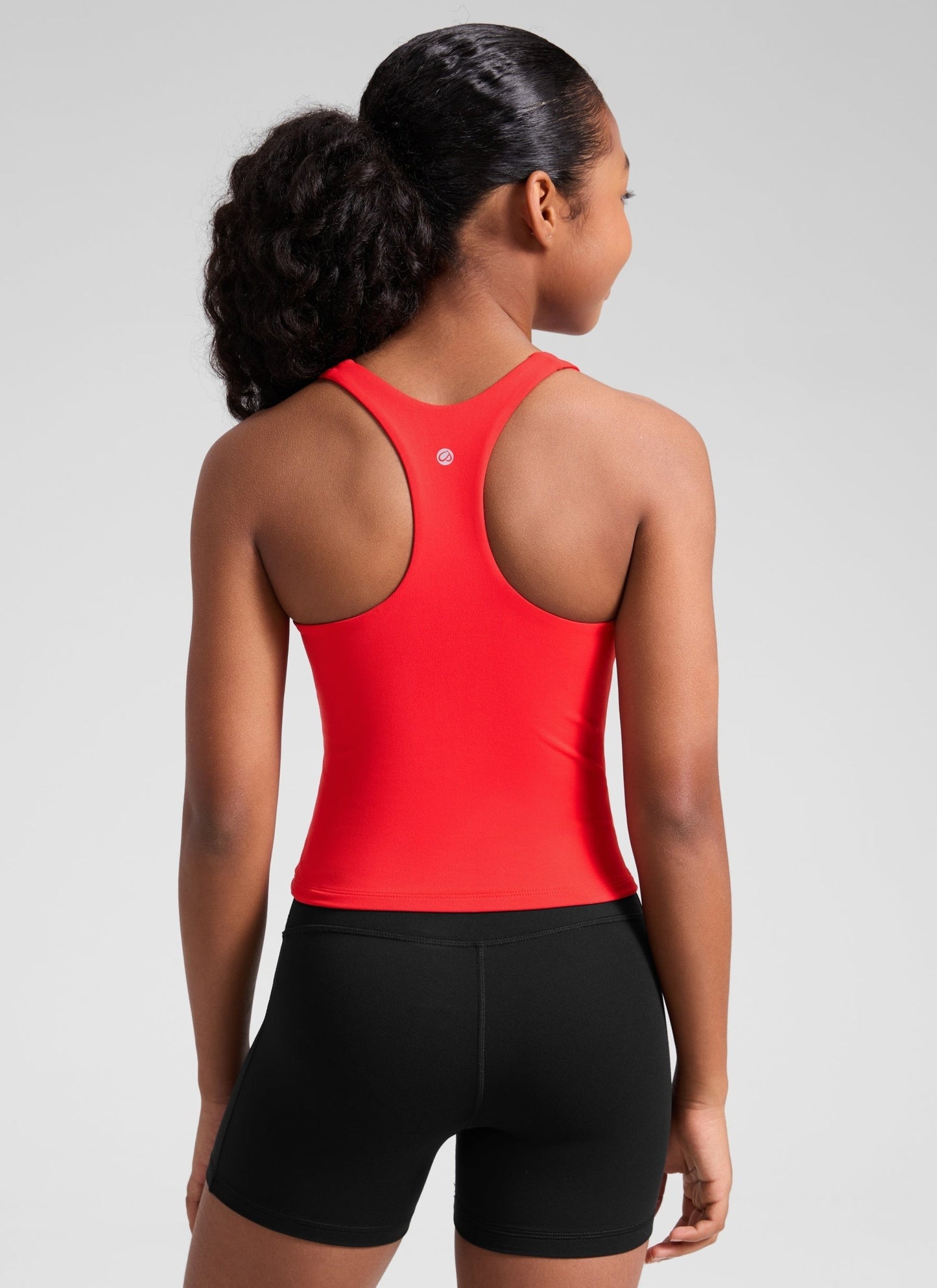 Butterluxe Girls Double Lined Racerback Tank Tops Waist Length