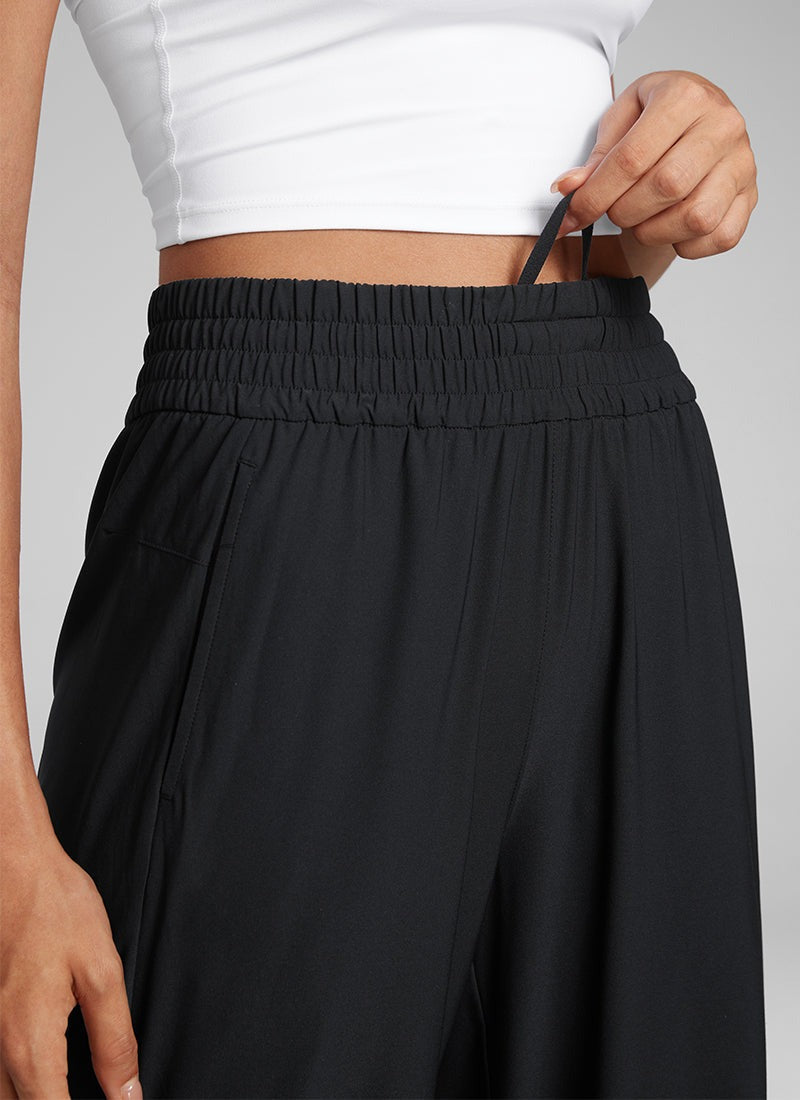 Feathery-Fit Drapey Wide Leg Pant 30"