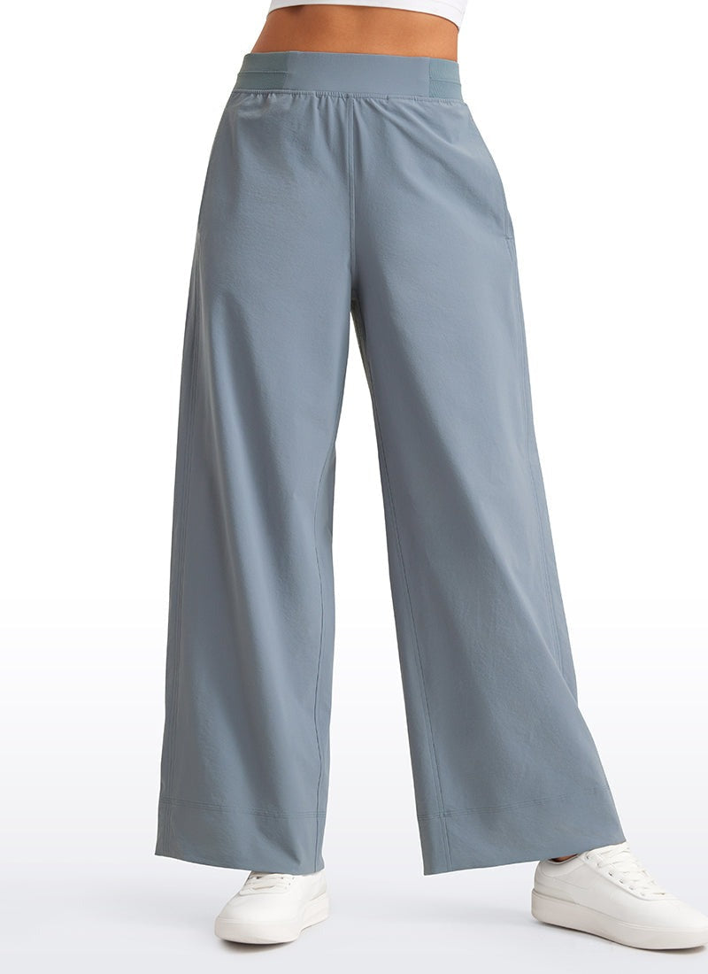 Stretch Wide Leg Casual Pant 30"